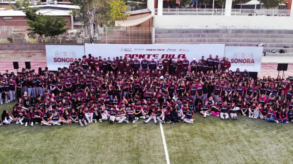 EL ‘PONTE PILA’ REALIZA ACTIVACIÓN FÍSICA MASIVA EN LAS INSTALACIONES DEL COBACH VILLA DE SERIS 